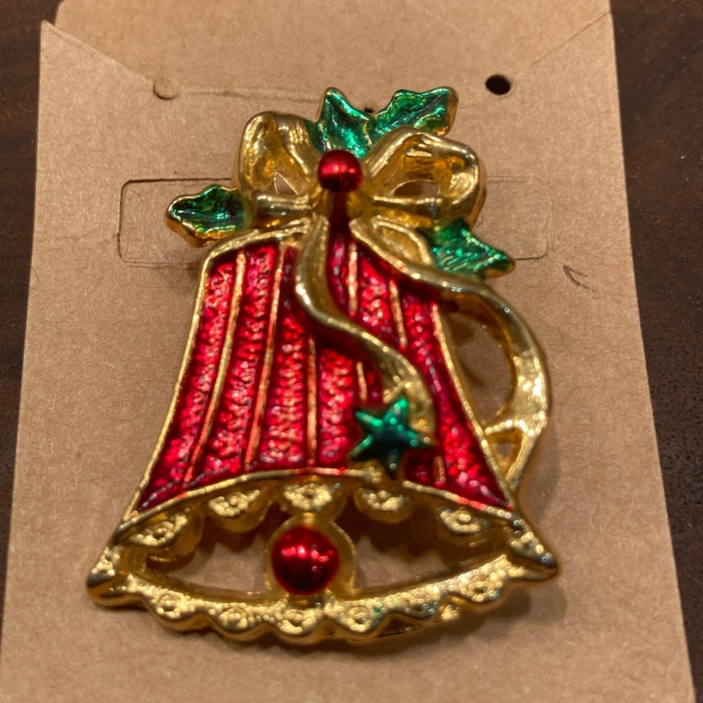 Vintage Bell Brooch